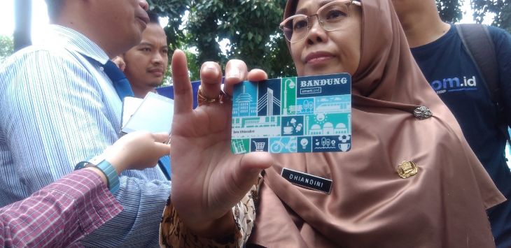 Kepala Bidang Persandian Dinas Komunikasi dan Informasi Kota Bandung, Srie Dhiandini. Foto:Nur Fidiah Shabrina/Pojokbandung