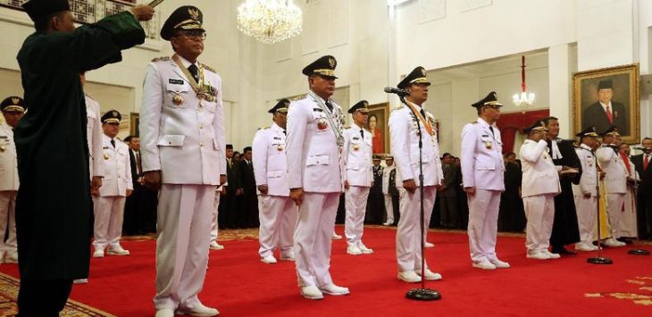 Jokowi lantik 9 gubernur di Istana negara