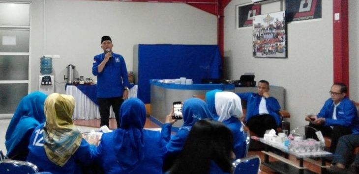 Kader PAN Kota Bandung saat silaturahmi untuk mendiskusikan strategi  pemenangan Pileg 2019.