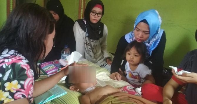 Kondisi Gilang yang tertidur selama 22 hari. Penyebabnya masih misteri. 