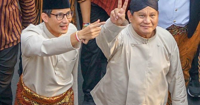 Prabowo Subianto disebut seperti Bung Karno lantaran pidatonya yang selalu menggelegar. 