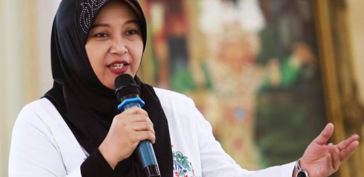  Ketua Pusat Pelayanan Terpadu Pemberdayann Perempuan dan Anak (P2TP2A) Kabupaten Bandung, Hj.Kurnia Agustina Dadang M.Naser.