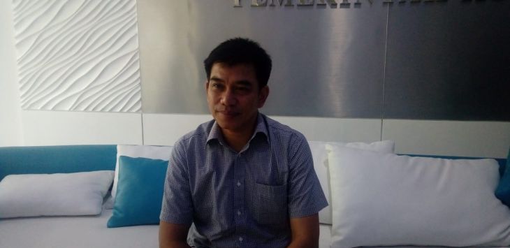 Direktur Utama (Dirut) PDAM Tirtawening Kota Bandung Sonny Salimi.