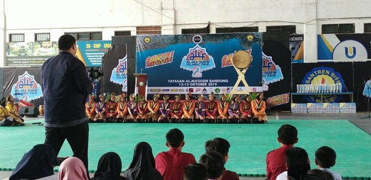 Suasana pembukaan even Al Masoem Islamic Fair (ALIF) 2019 di Dome Al Masoem, Cileunyi, Kab Bandung, Sabtu (10/10).