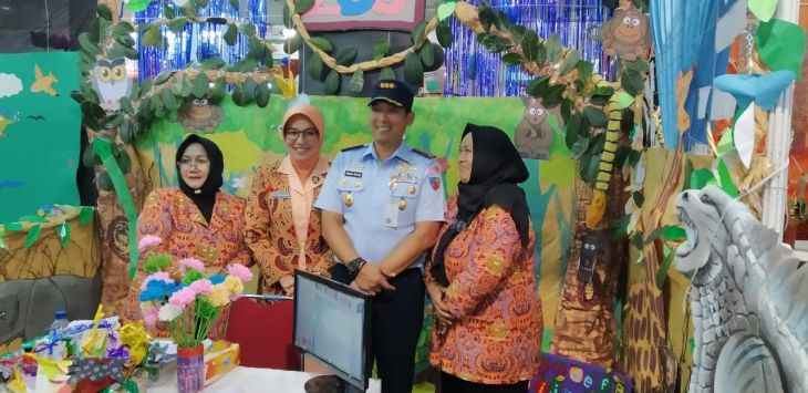 Pembina Yasarini Kol. Pnb Bonang Bayu Aji, disela acara Angkasa Expo 2020 di BTC Mall Bandung,Sabtu (22/2/2020).