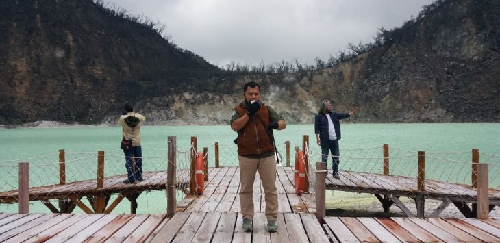 SUASANA: Suasana disalah satu objek wisata sebelum kembali beroperasi, Rancabali, Jumat (12/6). (IST)