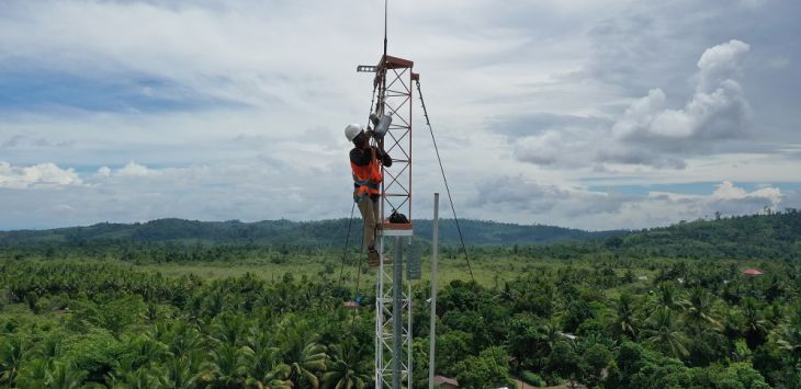 Jaringan broadband 4G LTE di seluruh BTS USO. 