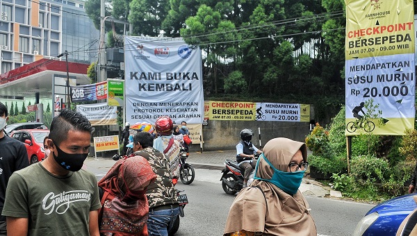 Ilustrasi suasana di sekitar kawasan objek wisata Lembang 