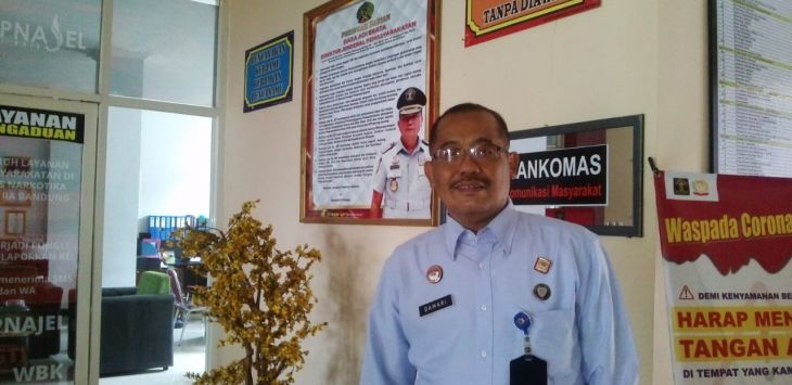 Pelaksana Tugas (Plt) Kepala Lembaga Pemasyarakatan Narkotika Kelas IIA Bandung, Jelekong Damari.