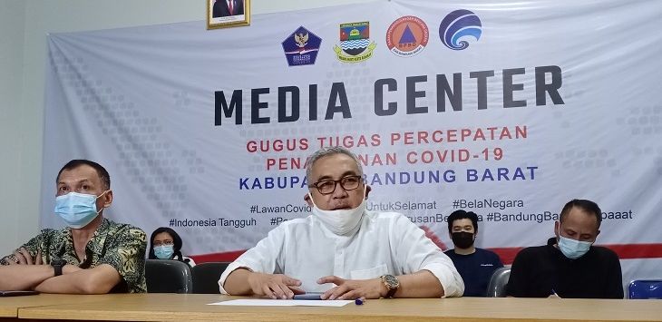 Sekretaris Daerah Bandung Barat, Asep Sodikin saat ditemui di Media Center Satgas Covid-19 Bandung Barat, beberapa waktu lalu.