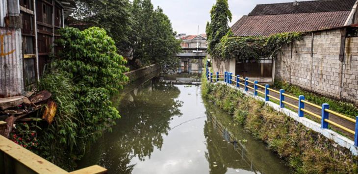 ILUSTRASI: Suasana di aliran Sungai Citepus. Pemkot Bandung berencana melakukan normalisasi Sungai Citepus sebagai salah satu upaya menangani masalah banjir di Kota Bandung (foto : IST)