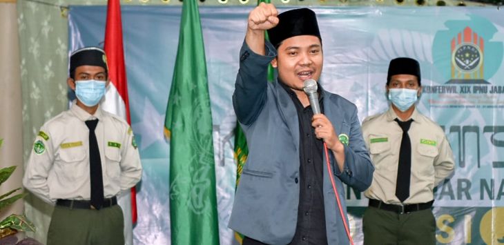 KETUA Ikatan Pelajar Nahdlatul Ulama (IPNU) Provinsi Jawa Barat, Ahmad Regi Maulana