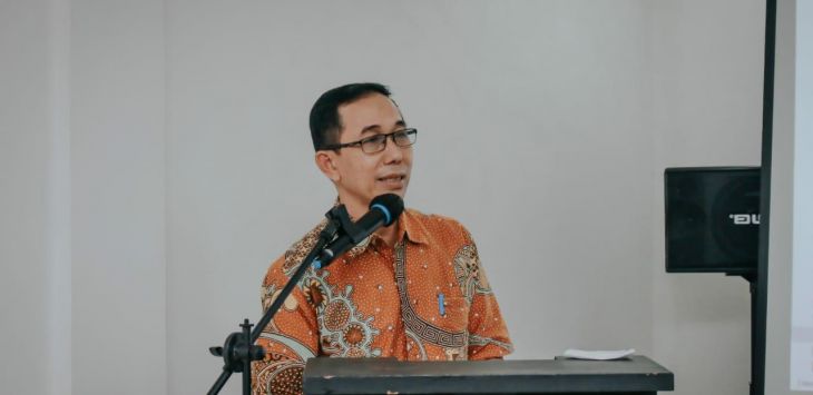 SOSIALISASI :Pj.Sekda Subang H.Asep Nuroni saat sosialisasi kompetisi dan inovasi, di Aula Hotel Nalendra, Subang, Kamis (18/3/2021) (foto: M.ANWAR/RADAR BANDUNG)