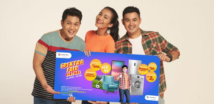 EVENT: SPEKTRA FAIR menghadirkan berbagai macam jenis promo dan menawarkan games serta kuis menarik berhadiah total hingga Rp2 juta serta hadiah langsung yang bisa didapatkan.