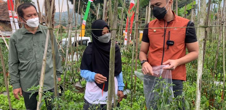 ILUSTRASI: Plt Bupati Bandung Barat Hengky Kurniawan saat berbincang dengan petani. (FOTO: HENDRA HIDAYAT/ RADAR BANDUNG)