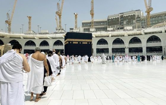 Jamaah umrah sedang tawaf di Masjidillaharam.  (ist)