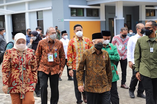 Wakil Presiden (Wapres) RI, Ma'ruf Amin saat kunjungan kerja ke Kabupaten Bandung Barat. (ist)