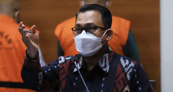 Pelaksana Tugas (Plt) Juru Bicara (Jubir) Komisi Pemberantasan Korupsi (KPK) Ali Fikri. (Dery Ridwansah/JawaPos.com)