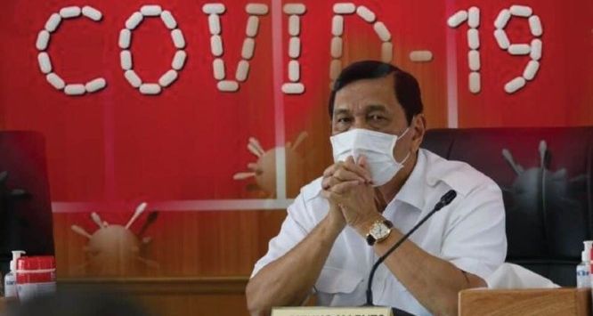 Koordinator PPKM di Pulau Jawa dan Bali, sekaligus Menteri Koordinator Kemaritiman dan Investasi (Kemenko Marves) Luhut Binsar Pandjaitan. (ist)