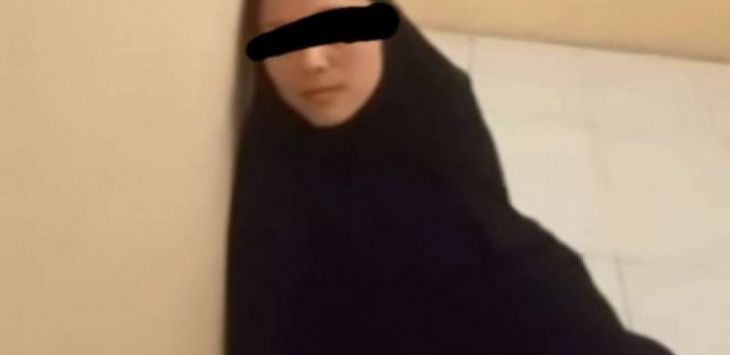 KU (35), seorang ibu yang diduga menggorok anaknya sendiri. (ist)