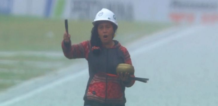Pawang hujan MotoGP Mandalika, Rara Isti Wulandari. (ist)