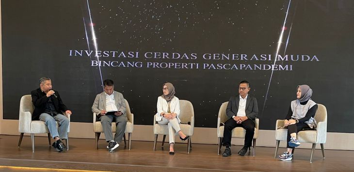 Bincang Properti Pascapandemi bertajuk Investasi Cerdas Generasi Muda secara virtual melalui Zoom, Rabu (20/4/2022). (ist)