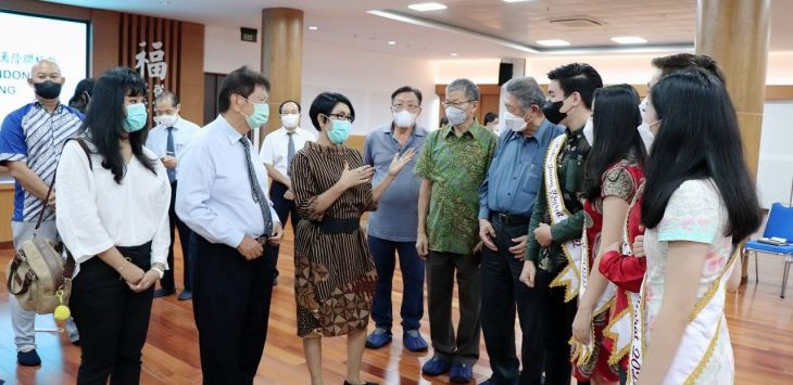 Pengurus DPP Asosiasi Pengusaha Indonesia (Apindo) Jabar melakukan kunjungan ke Yayasan Buddha Tzu Chi, Bandung, Selasa (21/6/2022). (ist)