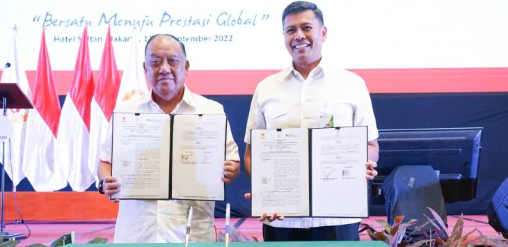 BPJS Ketenagakerjaan jalin MoU dengan KONI untuk perlindungan atlet. (ist)