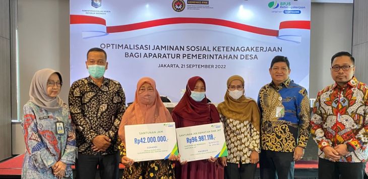 sosialisasi bertajuk Optimalisasi Program Jaminan Sosial Ketenagakerjaan bagi Aparatur Pemerintahan Desa di Jakarta, Rabu (21/9). (ist)