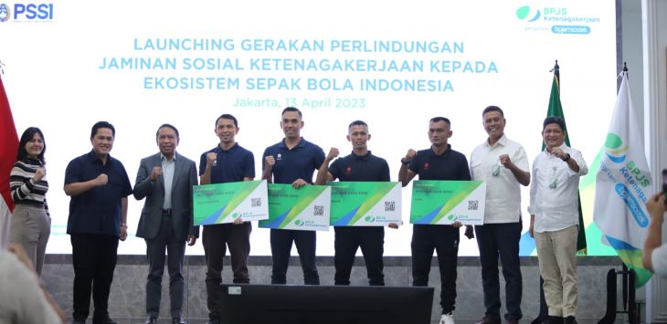 PSSI Gandeng BPJS Ketenagakerjaan Berikan Perlindungan Jaminan Sosial untuk Wasit.