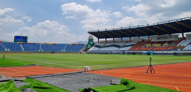 Ilustrasi suasana Stadion Si Jalak Harupat 