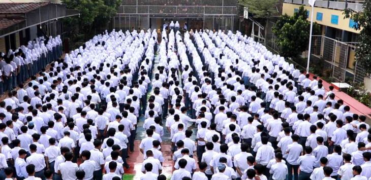 Ilustrasi suasana SMAN 1 Parongpong, KBB.