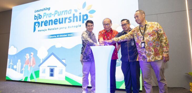 
bank bjb meluncurkan program bjb Pra-Purnapreneurship, sebuah inisiatif yang dirancang untuk membantu calon pensiunan untuk mempersiapkan masa pensiun yang produktif. 
