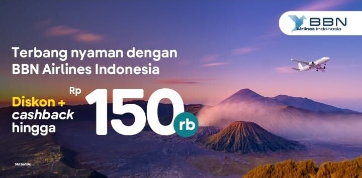 
tiket.com, Online Travel Agent (OTA) pertama di Indonesia, terus memperkuat posisinya dengan memperkenalkan maskapai baru, BBN Airlines Indonesia, yang kini tersedia di platform.Foto:Dok.tiket.com for Pojok Bandung
