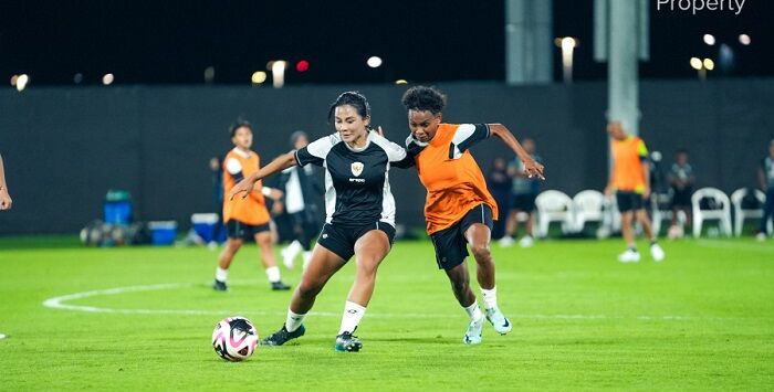 Timnas Putri Indonesia akan melakoni laga FIFA Women's Match Day melawan Arab Saudi pada Kamis (20/2/2025) kick off pukul 23.30 WIB live di Indosiar di Stadion King Abdullah Sports City Reserve, Jeddah, Arab Saudi. Foto : Dok. PSSI