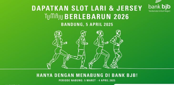 Pecinta olahraga lari, jangan sampai ketinggalan event Yumaju Berlebarun. Acara lomba lari dengan banyak keseruan di kota Bandung. Foto : Dok. Bank bjb for pojokbandung
 
