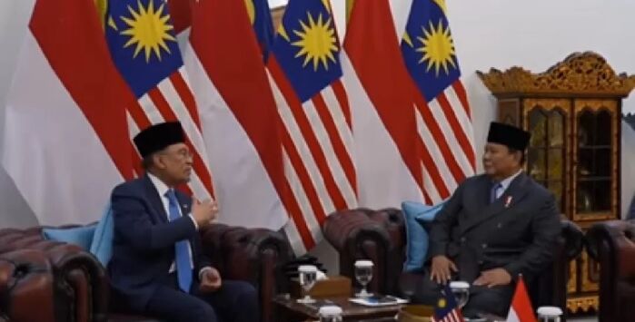 Presiden Prabowo Subianto menerima kunjungan Perdana Menteri (PM) Malaysia, Anwar Ibrahim, di Istana Negara, Jakarta, Selasa (29/7/2025). Foto : Dokumentasi Istimewa