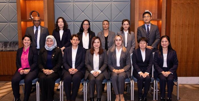 Anggota Komite Eksekutif (Exco) PSSI, Vivin Cahyani Sungkono, menghadiri Rapat Kerja ke-4 Komite Sepak Bola Wanita AFC yang digelar di Sydney, Australia, Jumat 25 Juli 2025. Foto : Dokumentasi PSSI