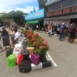 Penumpang Bus Saat Arus Balik Lebaran 2026 di Rest Area Mulai Ramai