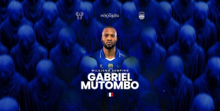Gabriel Mutombo Kupa. Foto : Dokumentasi Persib 