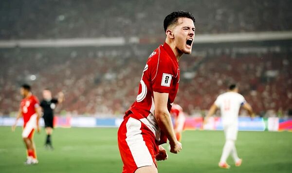 
Justin Hubner saat merayakan gol. Foto : Dok. justinhubner5/ Instagram
