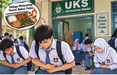 20 Siswa Diduga Keracunan Usai Santap MBG di Tabulahan, SPPG Disuspend 20 Hari