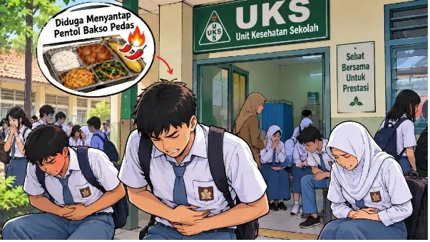 20 Siswa Diduga Keracunan Usai Santap MBG di Tabulahan, SPPG Disuspend 20 Hari