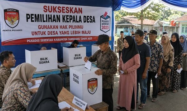 
Suasana pencoblosan saat Pilkades. Sebanyak 32 perempuan mendaftarkan diri sebagai bacakades, pada Pilkades di Sumedang tahun ini. Foto : For Radar Sumedang/ Pojok Bandung


